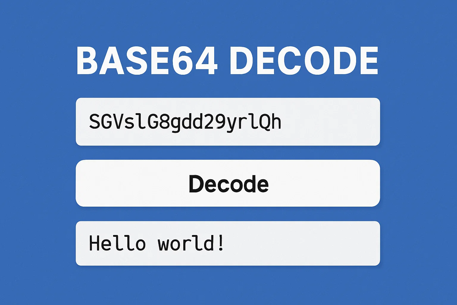 Base64 Decode