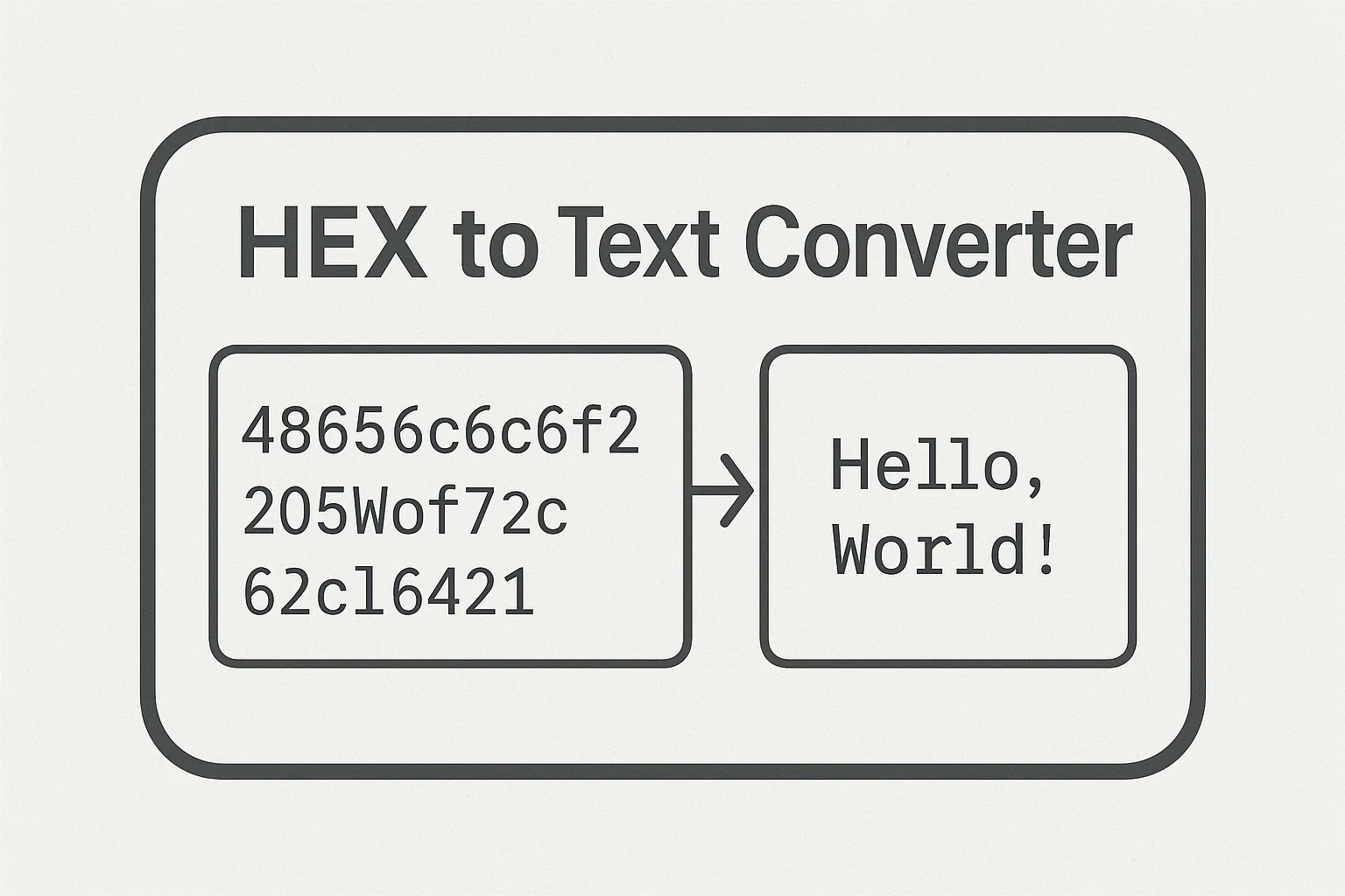 HEX to Text Converter